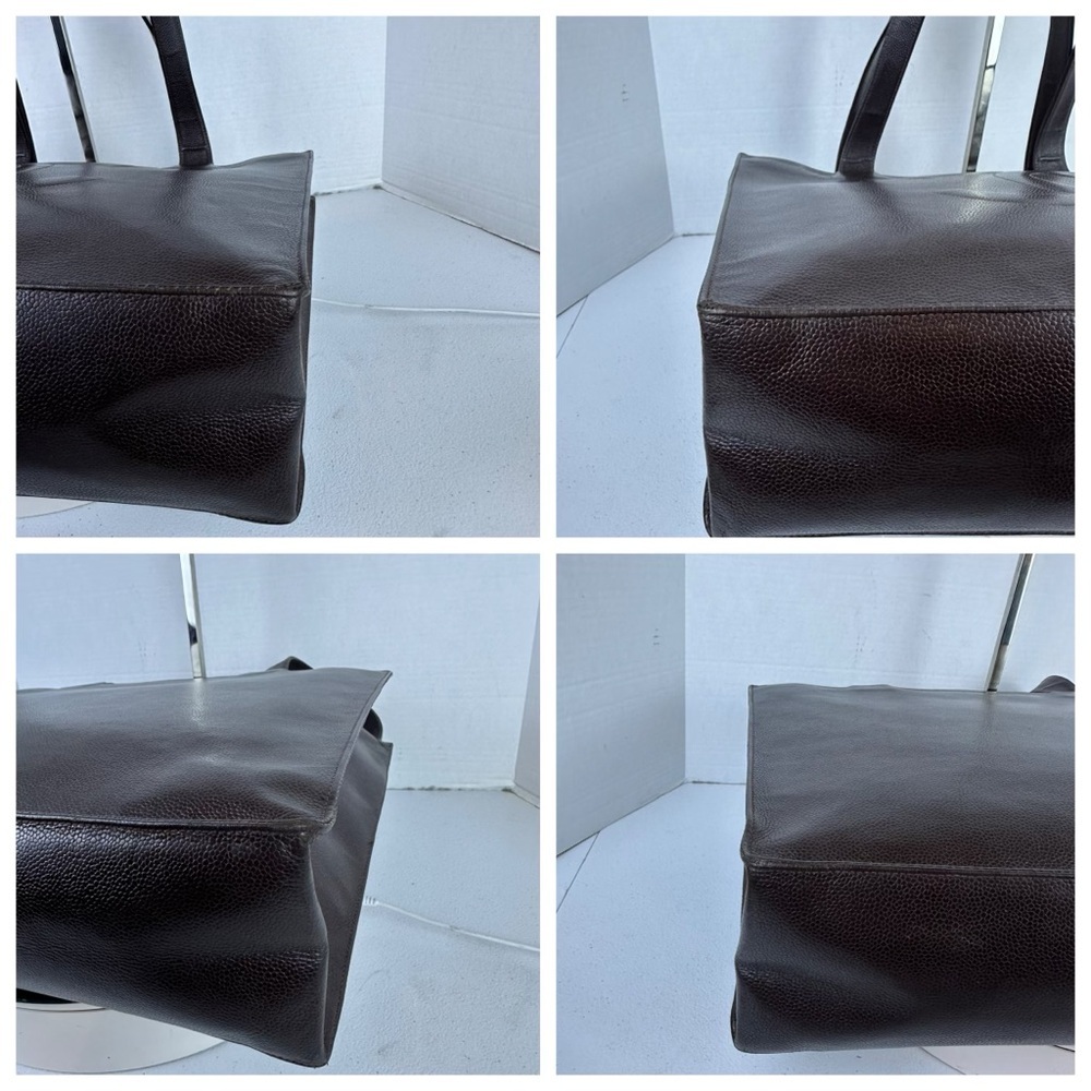 CHANEL CAVIAR SHOPPER TOTE JUMBO BROWN - Picture 4 of 10